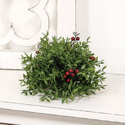 Lady Ruscus & Berries Half Sphere - 8.5"