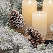 Flocked Woodland Pine Wreath - 24"