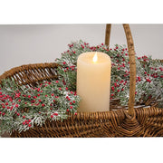 Frosted Pepper Berry and Pine Garland - 5ft