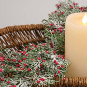 Frosted Pepper Berry and Pine Garland - 5ft