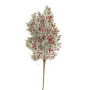 Frosted Pepper Berry and Pine Spray - 26"