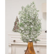 Frosted Snowberry and Pine Spray - 26"