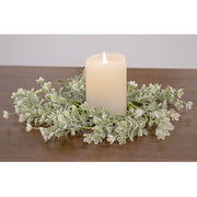 White Star Lavender Buds Candle Ring - 3.5"