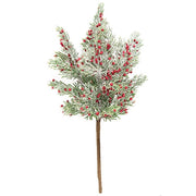Frosted Pepper Berry & Pine Spray - 14"