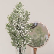 Frosted Snow Berry & Pine Spray - 14"
