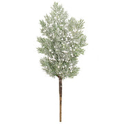 Frosted Snow Berry & Pine Spray - 14"
