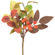 Fall Gooseberry & Leaves Pick - 10"