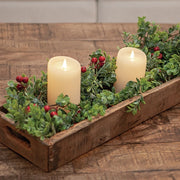 Frosted Boxwood & Gooseberry Garland - 5ft