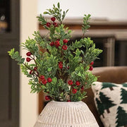 Frosted Boxwood & Gooseberry Spray - 28"