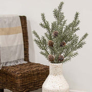 First Frost Pine Spray with Cones - 19"