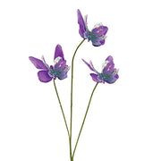 Purple Butterfly Trio Spray - 24"