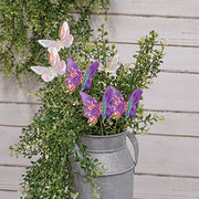 Purple Butterfly Trio Spray - 24"