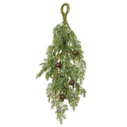 Soft Touch Weeping Cedar & Bells Teardrop - 30"