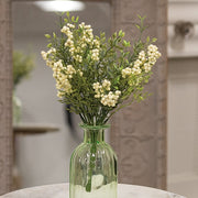 Teeny Leaves and Cream Berries Bush - 11"