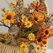 Harvest Daisy & Baby Eucalyptus Bush - 10"