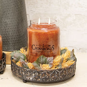 Dusty Beige Hops Candle Ring - 3.5"