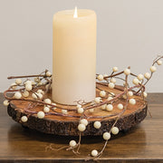 Rustic Cream Berries String Garland - 6 Ft.