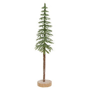 Sugar Plum Frosted Pine Tree - 8"H