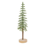 Sugar Plum Frosted Pine Tree - 7"H