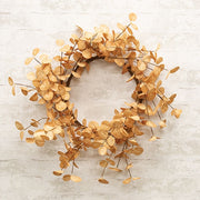 Beige Silver Dollar Leaves Wreath