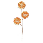Faux Orange Slices Pick - 12"