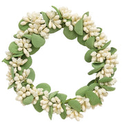 Ivory Pip & Millet Berry Candle Ring - 3.5"