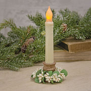 Ivory Pip & Millet Berry Candle Ring - 1.5"
