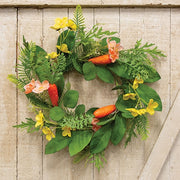 Spring Carrot Garden Wreath - 15"