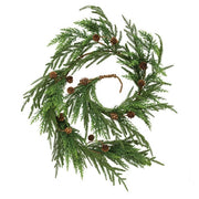 Soft Touch Needle Pine & Cones Garland - 5 Ft.