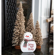 Champagne Gleam Bristle Tree - 13"