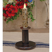 Russ Spool with Silicone Dipped Everything Spiced LED Taper