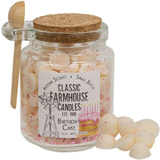Birthday Cake Soy Gumdrop Melts Jar with Spoon