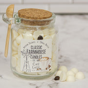 Cafe Latte Soy Gumdrop Melts Jar with Spoon