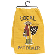 Local Egg Dealer Dish Towel - 29" Sq.