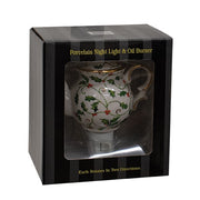 Porcleain Holly & Berries Tealight Nightlight
