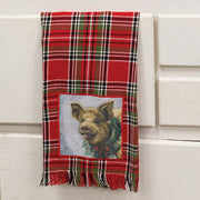 Christmas Pig Kitchen Towel