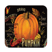 Butterfly Brand Pumpkin Coasters (Set of 4)