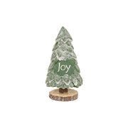 "Faith" - "Love" - "Joy" Resin Christmas Trees (Set of 3)