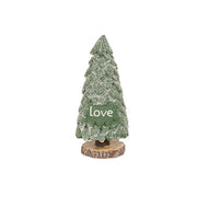"Faith" - "Love" - "Joy" Resin Christmas Trees (Set of 3)