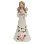Beyond Blessed Resin Angel with Flowers & Heart