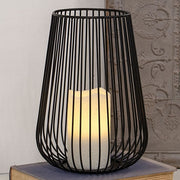 Black Wire Candle Holder - 10.5"H