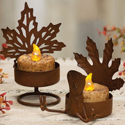 Fall Turkey Rusty Tealight Holder