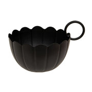 Black Metal Lotus Bowl Taper Holder