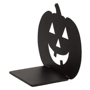 Black Metal Jack O Lantern Candle Plate - 3.5"H
