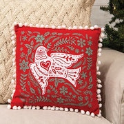 Yuletide Folklore Dove Pillow