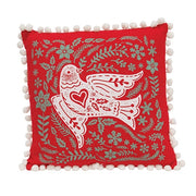 Yuletide Folklore Dove Pillow