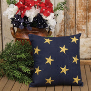 Flag Stars Pillow - 10" Sq.