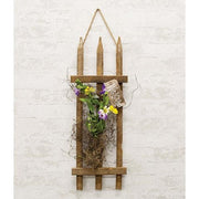 Decorated Lath Spring Gate with Jute Hanger - 26"