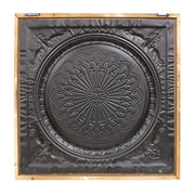 Shabby Chic Framed Distressed Metal Vintage Tile - 21"