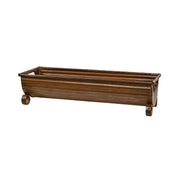 Rusty Metal Trough Planters (Set of 3)